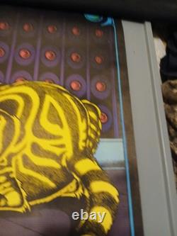 Vintage Petagno 1972 Sorcerer & the Cat Mouse Rat Blacklight Poster