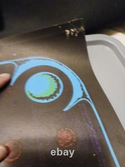 Vintage Petagno 1972 Sorcerer & the Cat Mouse Rat Blacklight Poster