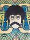 Vintage Peter Max Self Portrait Poster Psychedelic Full Size Black Light Y129