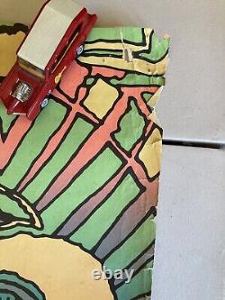 Vintage Peter Max Self Portrait Poster Psychedelic FULL SIZE Black Light Y129