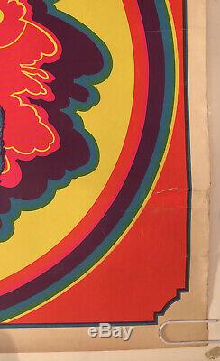 Vintage Poster Blacklight Poster Hair Love Rock Musical Psychedelic Rainbow 60s