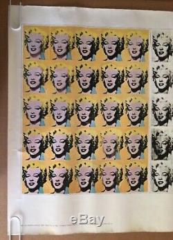 Vintage Poster Marilyn Monroe Diptych Andy Warhol 1962 Pop Art Counter Culture