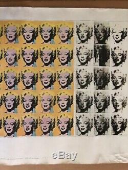 Vintage Poster Marilyn Monroe Diptych Andy Warhol 1962 Pop Art Counter Culture