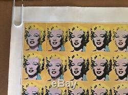 Vintage Poster Marilyn Monroe Diptych Andy Warhol 1962 Pop Art Counter Culture