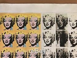 Vintage Poster Marilyn Monroe Diptych Andy Warhol 1962 Pop Art Counter Culture