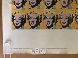 Vintage Poster Marilyn Monroe Diptych Andy Warhol 1962 Pop Art Counter Culture