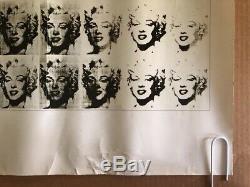 Vintage Poster Marilyn Monroe Diptych Andy Warhol 1962 Pop Art Counter Culture