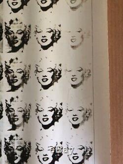 Vintage Poster Marilyn Monroe Diptych Andy Warhol 1962 Pop Art Counter Culture