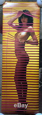 Vintage Poster Priscila Sexy Naked Woman Pinup Window 1970s 1980s Headshop Promo
