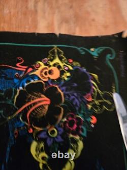 Vintage Psychedelic 1971 Black Light Poster Here And There- No. 392 Eugene OR