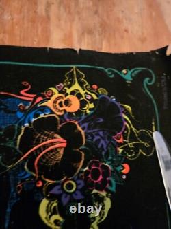 Vintage Psychedelic 1971 Black Light Poster Here And There- No. 392 Eugene OR