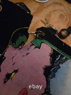 Vintage Psychedelic 1971 Black Light Poster Here And There- No. 392 Eugene OR