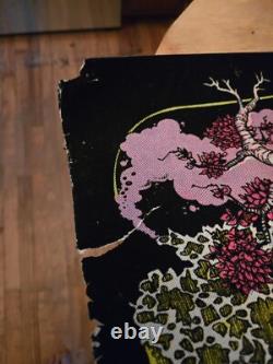 Vintage Psychedelic 1971 Black Light Poster Here And There- No. 392 Eugene OR