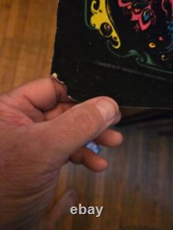 Vintage Psychedelic 1971 Black Light Poster Here And There- No. 392 Eugene OR