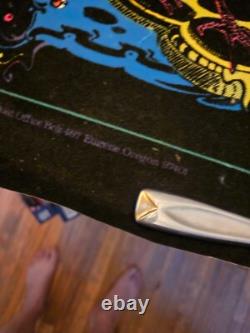 Vintage Psychedelic 1971 Black Light Poster Here And There- No. 392 Eugene OR