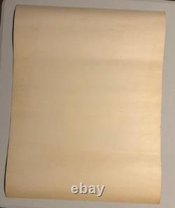 Vintage Psychedelic Blacklight Poster Abstract 1960's 1967 Original