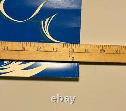 Vintage Psychedelic Blacklight Poster Abstract 1960's 1967 Original