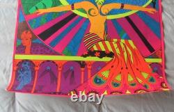 Vintage Psychedelic Blacklight Poster HALLELUJAH 1970 by Eduardo Arderi TRIPPY