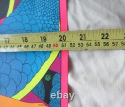Vintage Psychedelic Blacklight Poster HALLELUJAH 1970 by Eduardo Arderi TRIPPY