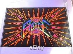 Vintage Psychedelic Blacklight Poster PEACE by Tom Korpalski Arcturus Coma NOS