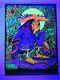 Vintage Psychedelic Blacklight Poster San Mezcalito By Rick Griffin The Patron