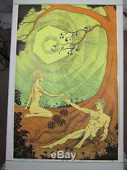 Vintage Psychedelic Blacklight Poster THE TOUCH 1969 William Eral Celestial Arts