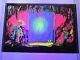 Vintage Psychedelic Blacklight Poster Window Waterfall Over Trippy Sunset Rare