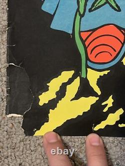 Vintage Rare Crop Rotation Pays Blacklight Poster Compass Points