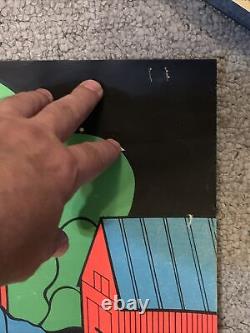 Vintage Rare Crop Rotation Pays Blacklight Poster Compass Points