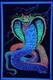 Vintage Rare King Cobra Blacklight Poster, Scorpio Posters, Inc. Snake