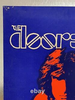 Vintage Rare The Doors blacklight poster Jim Morrison, LA Woman, Psychedelic