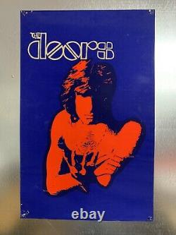 Vintage Rare The Doors blacklight poster Jim Morrison, LA Woman, Psychedelic