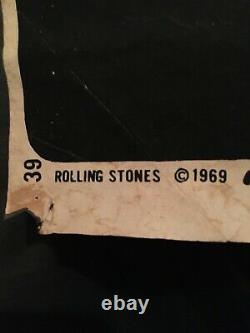 Vintage Rolling Stones Black Light Poster Not A Reprint Original