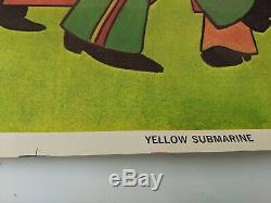 Vintage San Francisco Poster co The Beatles Yellow Submarine Black light poster