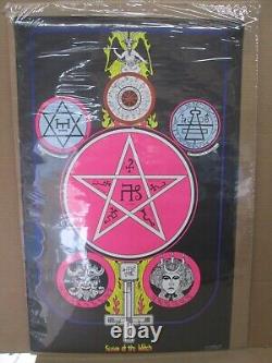 Vintage Season of the Witch black light Poster 1972 Rare 17577