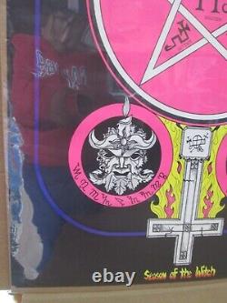 Vintage Season of the Witch black light Poster 1972 Rare 17577
