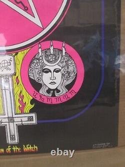 Vintage Season of the Witch black light Poster 1972 Rare 17577