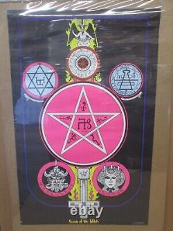 Vintage Season of the Witch black light worship poster 17904