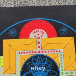 Vintage Space Buddha 1969 Black light Poster By HAD Posters