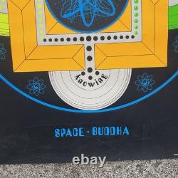 Vintage Space Buddha 1969 Black light Poster By HAD Posters