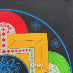 Vintage Space Buddha 1969 Black light Poster By HAD Posters