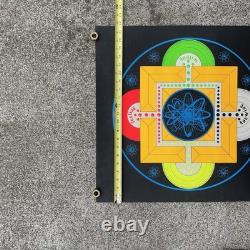 Vintage Space Buddha 1969 Black light Poster By HAD Posters
