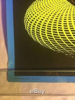 Vintage Spheres Blacklight Poster 1968 M. C. Escher Casey Posters 19x31