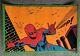 Vintage Spiderman Marvel Third Eye Black Light Poster 4016 Gil Kane Used Damage