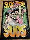 Vintage Suck Those Suds Flocked Black Light Poster 32 X 21 Rolled