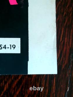 Vintage TAKE LIFE A LITTLE EASIER Blacklight Poster 1973 Burger Afro One Stop