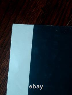 Vintage TAKE LIFE A LITTLE EASIER Blacklight Poster 1973 Burger Afro One Stop