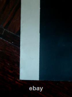 Vintage TAKE LIFE A LITTLE EASIER Blacklight Poster 1973 Burger Afro One Stop