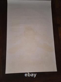 Vintage TAKE LIFE A LITTLE EASIER Blacklight Poster 1973 Burger Afro One Stop