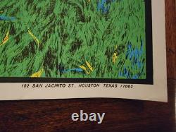 Vintage THE AMERICANS Poster Native Buffalo Houston Blacklight 60s 70s Buffalo